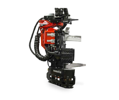 Aggregat Komatsu S82 med vit bakgrund