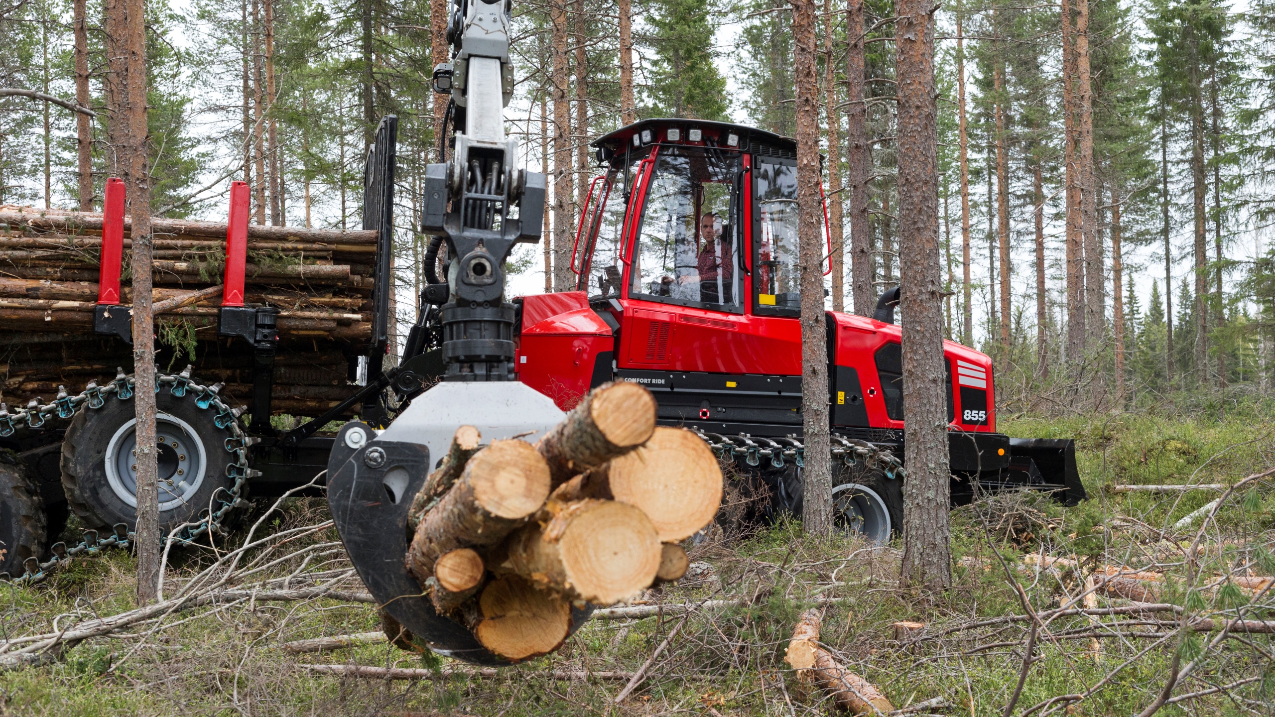 Kranstyrning SmartFlow Komatsu Forest