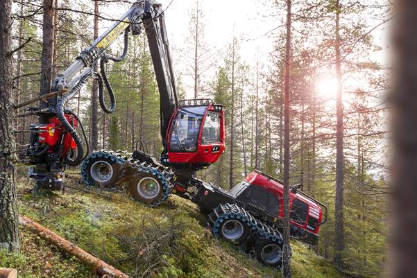 Komatsu 901XC 8WD harvester